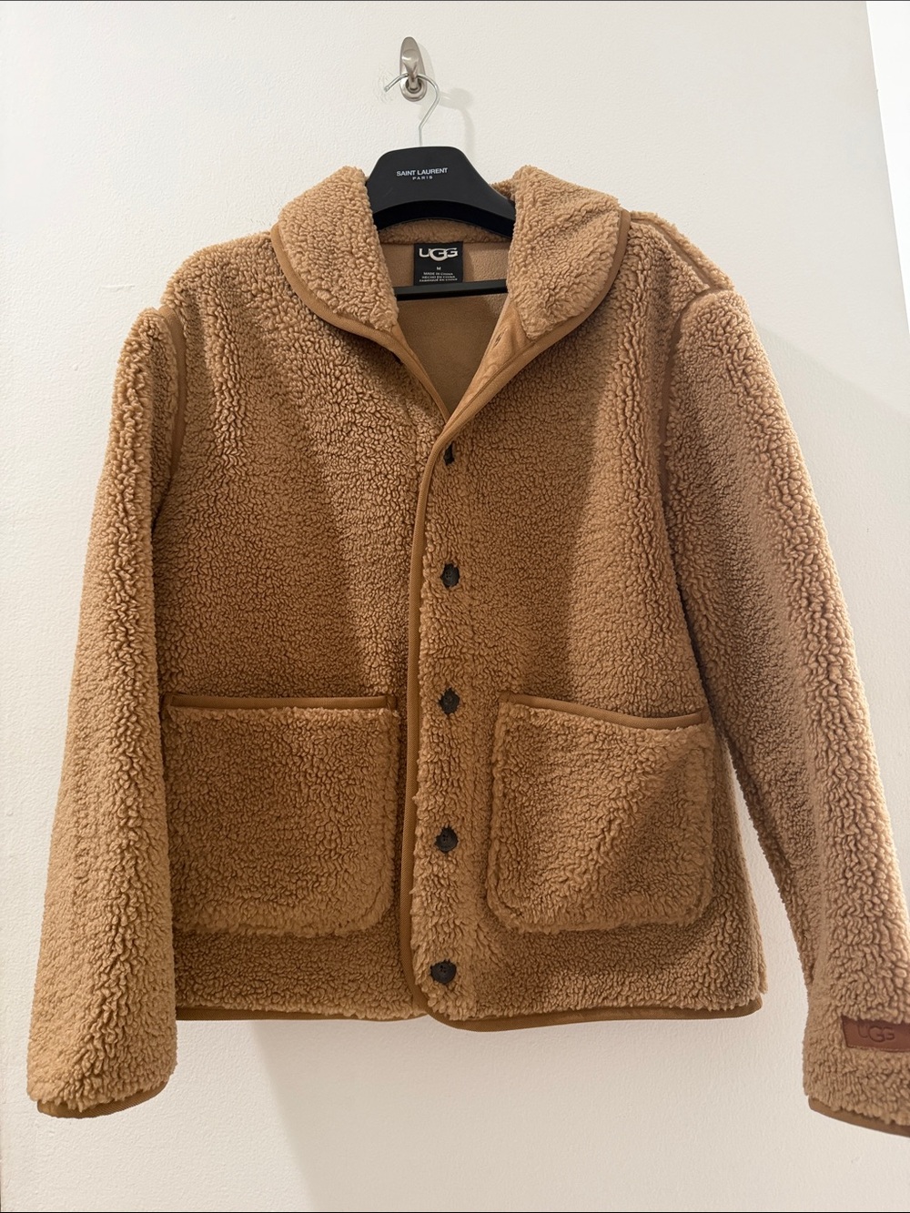 Uggs men’s Elias Uggfluff Cardigan size M